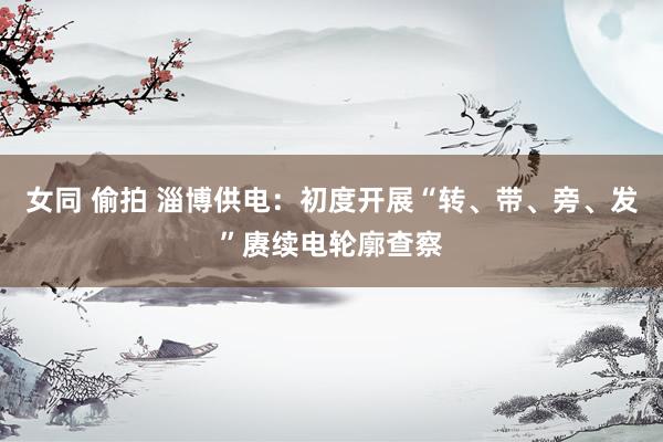 女同 偷拍 淄博供电：初度开展“转、带、旁、发”赓续电轮廓查察